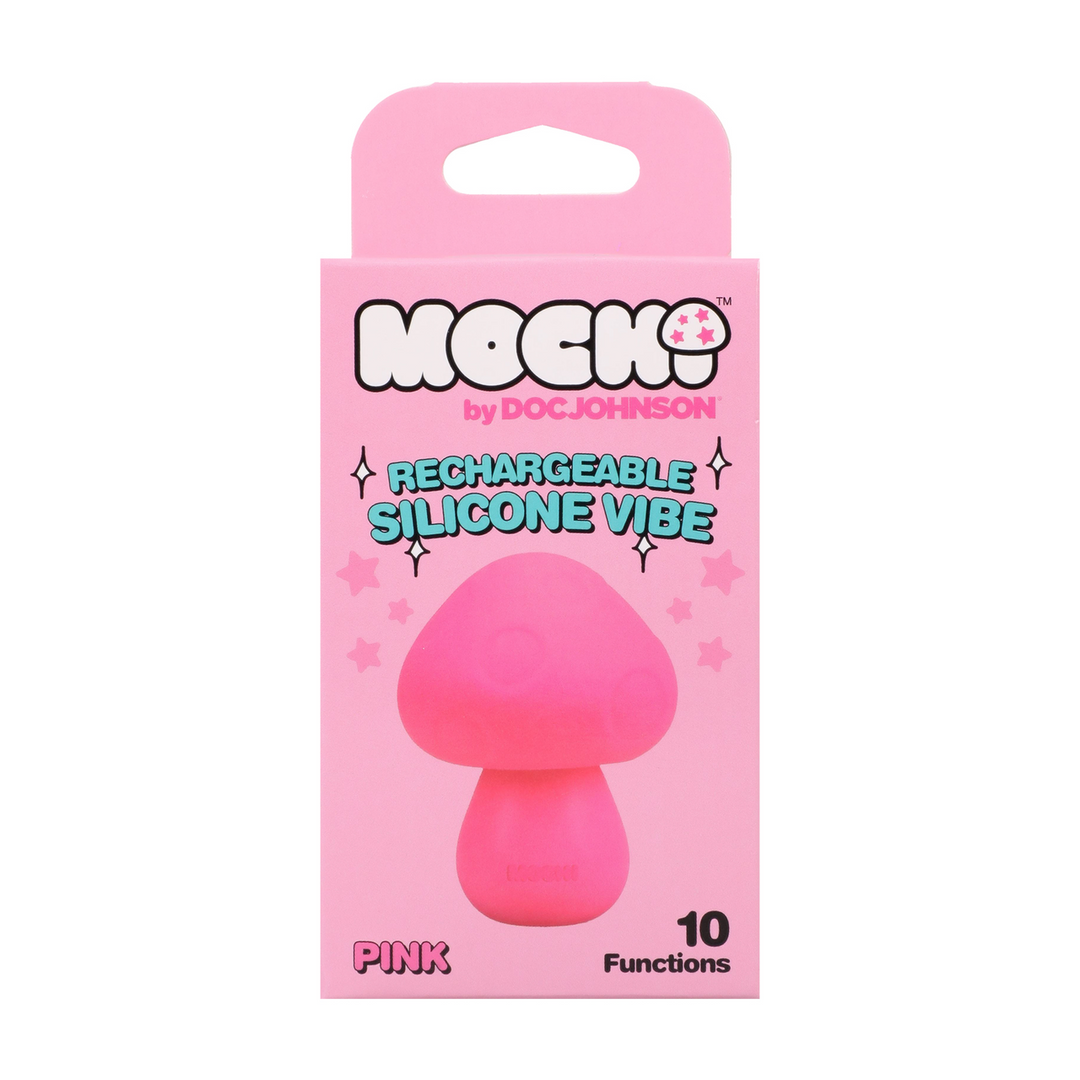 Paddenstoel Vibe – Oplaadbare Siliconen Vibrator – Roze
