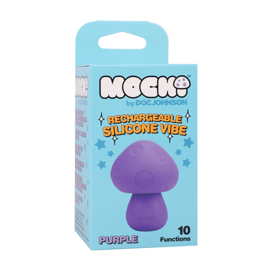 Mushroom Vibe – Oplaadbare Siliconen Vibrator – Paars