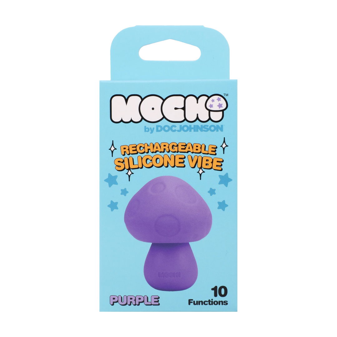 Mushroom Vibe – Oplaadbare Siliconen Vibrator – Paars