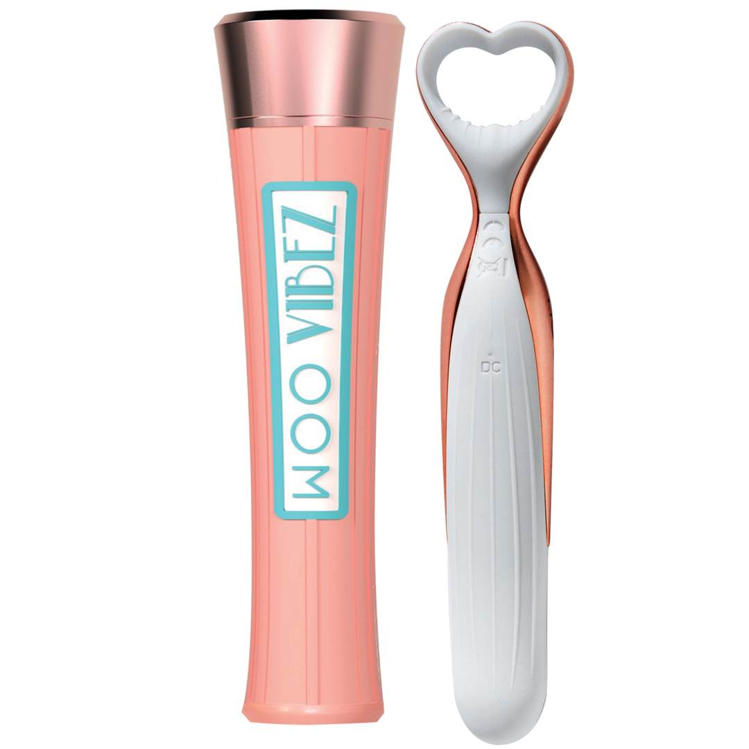 Vibrador de silicona recargable con caja de almacenamiento