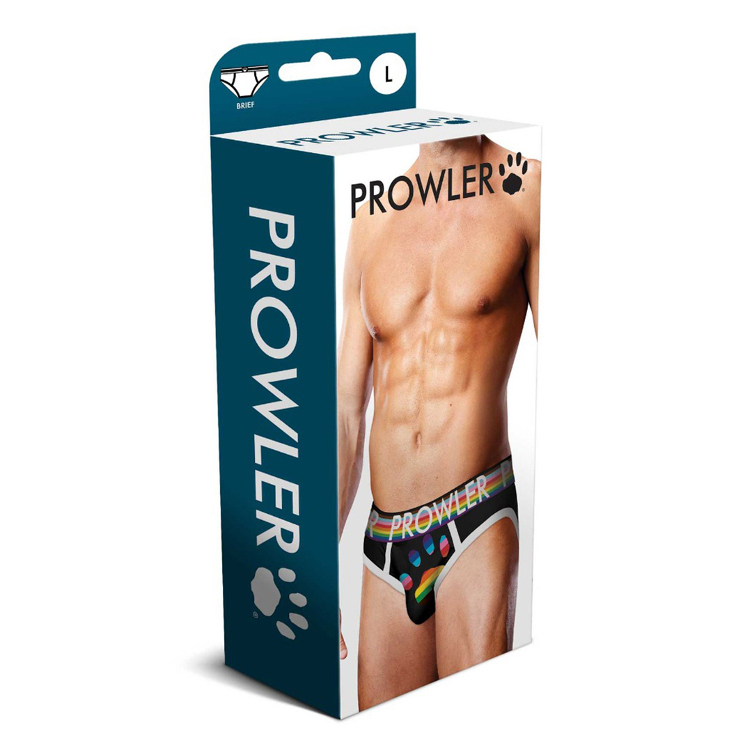 Oversized Paw Brief – L – Zwart