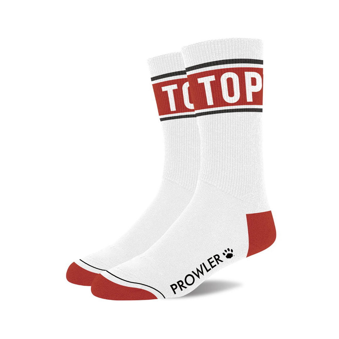 Top Socks – Wit/Rood