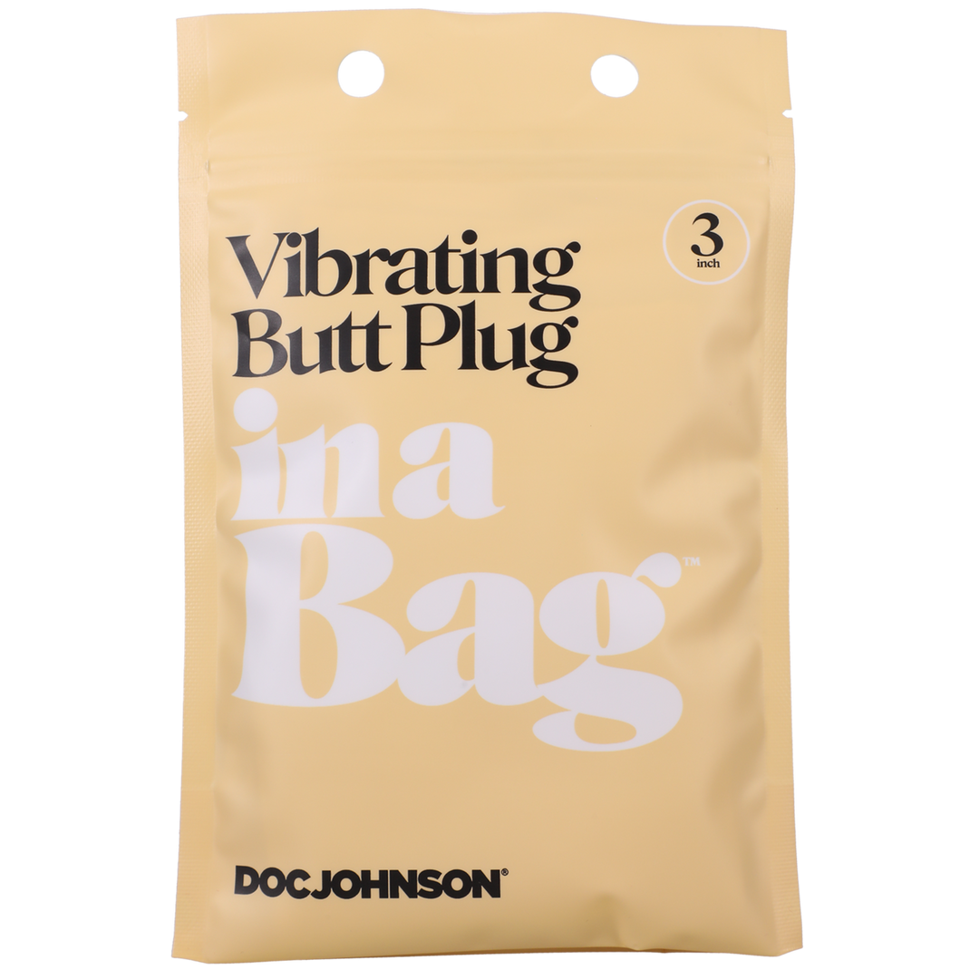 Vibrerende Butt Plug – 3 / 8 cm – Zwart