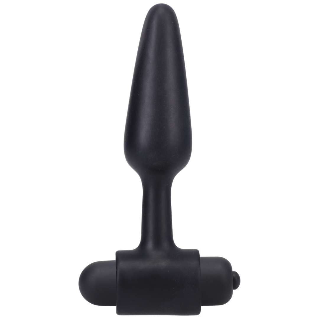 Vibrerende Butt Plug – 4 / 10 cm – Zwart