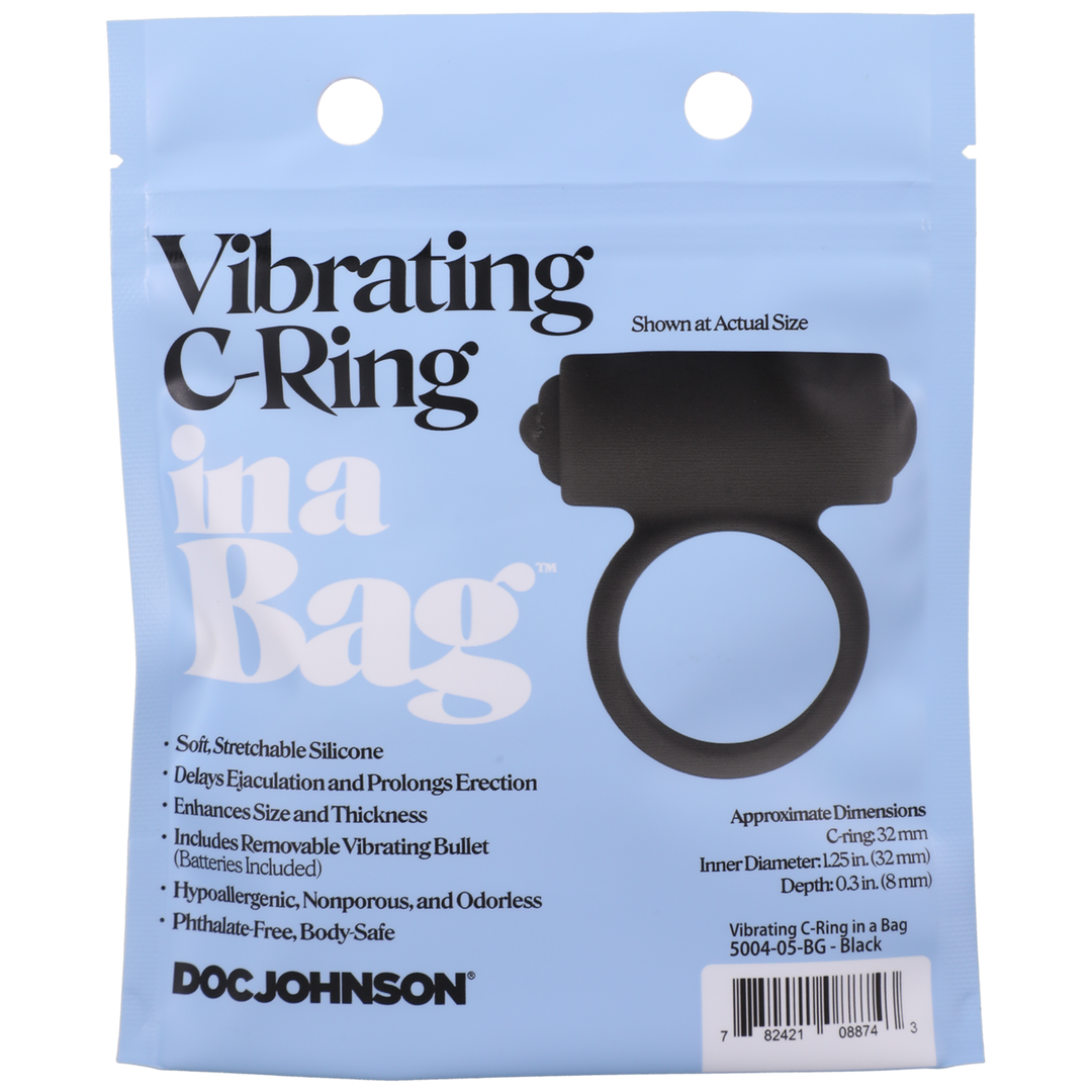 Vibrerende C-ring – Zwart
