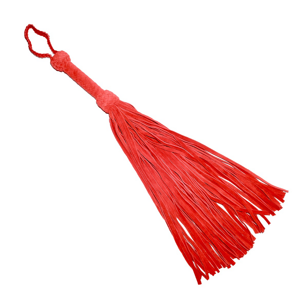 Leren Suede Flogger – Rood