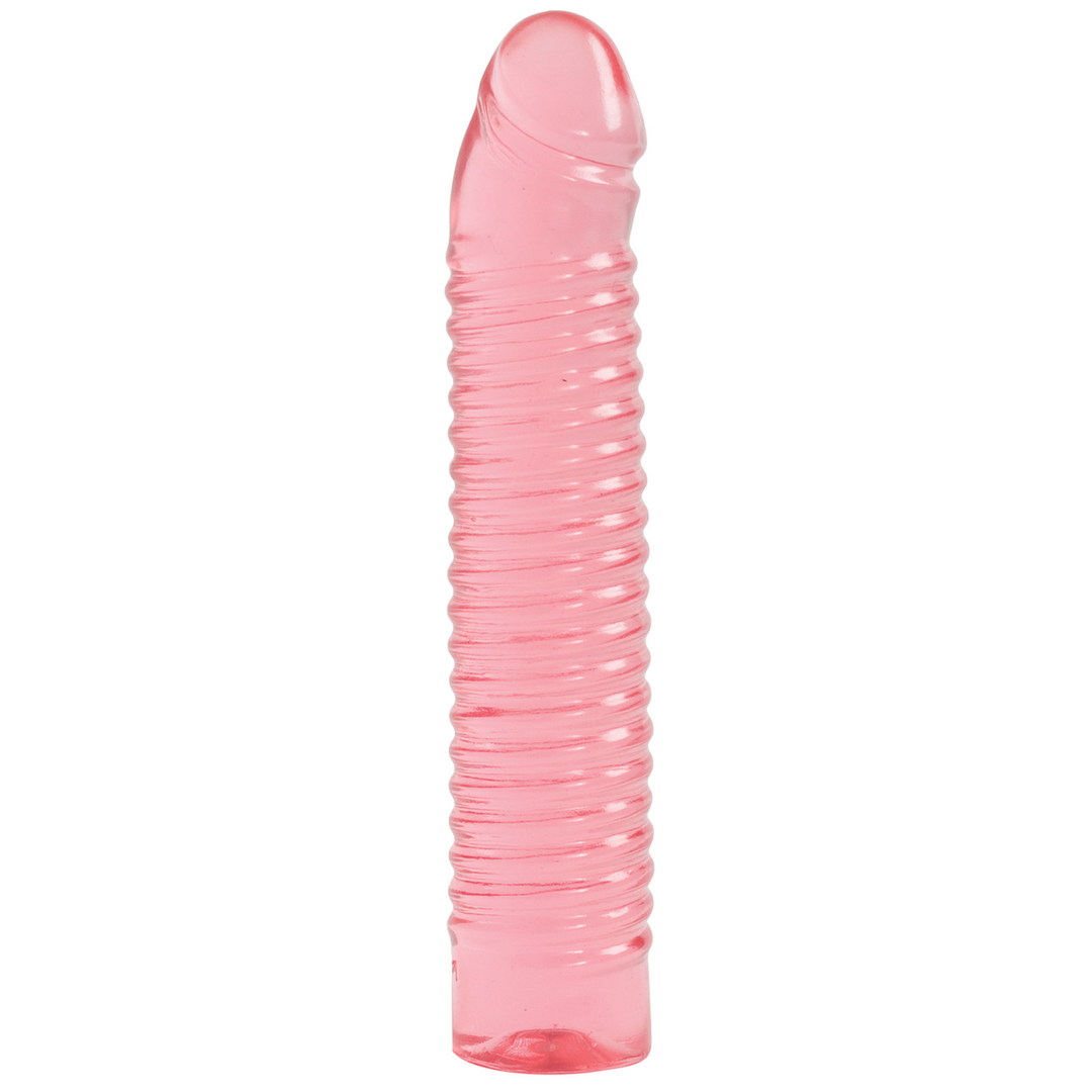 Zonsopgang – Ribbed Jelly Dildo – 7 / 18 cm