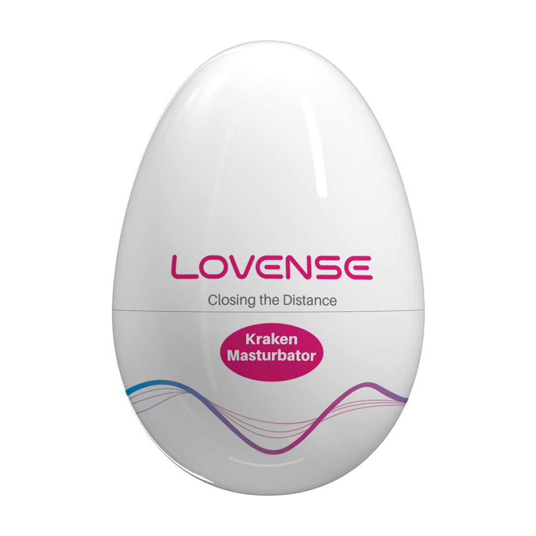 Kraken - Sencillo - Masturbador de Huevo Suave y Elástico - Blanco