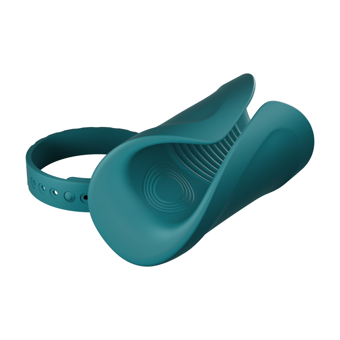 Gush 2 - Vibrating and Oscillating Penis Massager - Green