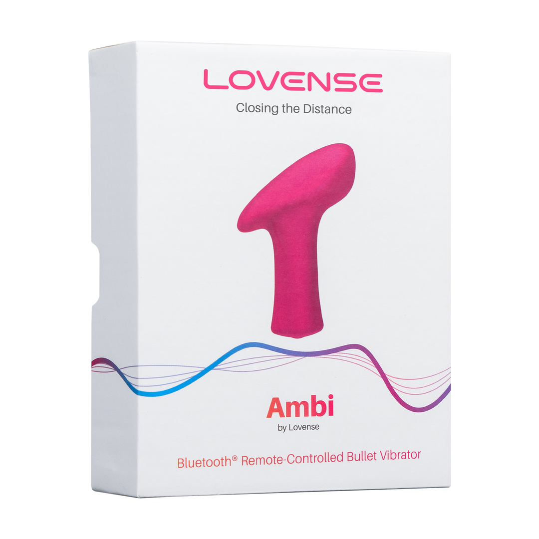 Ambi - App-controlled Broad Surface Bullet Vibrator - Pink