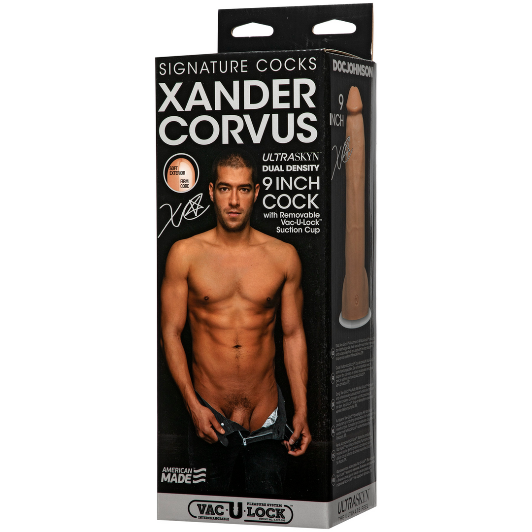 Xander Corvus – Realistische ULTRASKYN Dildo – 9 / 22 cm – Vanille