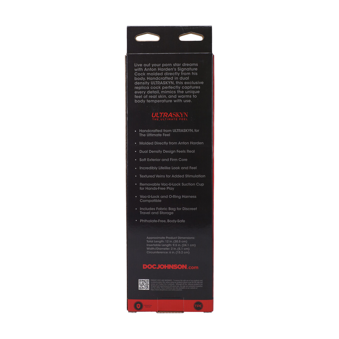 Anton Harden – Realistic ULTRASKYN Dildo – 12 / 29 cm