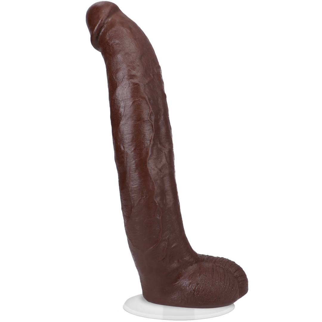 Brickzilla – Realistische ULTRASKYN Dildo – 13 / 33 cm – Chocolade