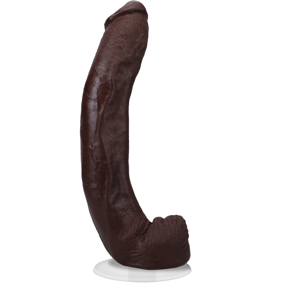 Dredd – Realistische ULTRASKYN Dildo – 13,5 / 34 cm – Chocolade