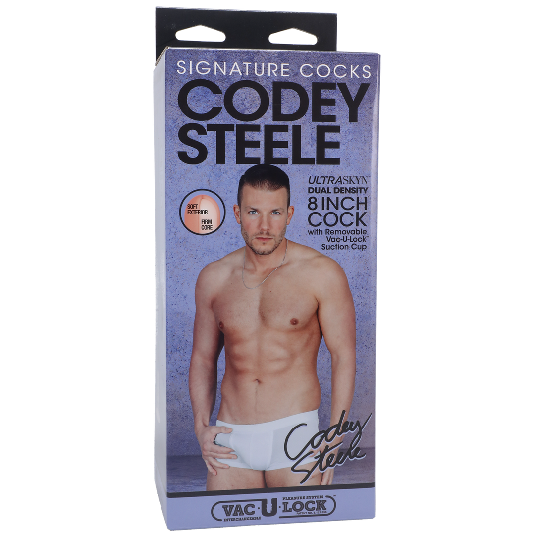 Codey Steele – Realistic ULTRASKYN Dildo – 8 / 20 cm – Vanille