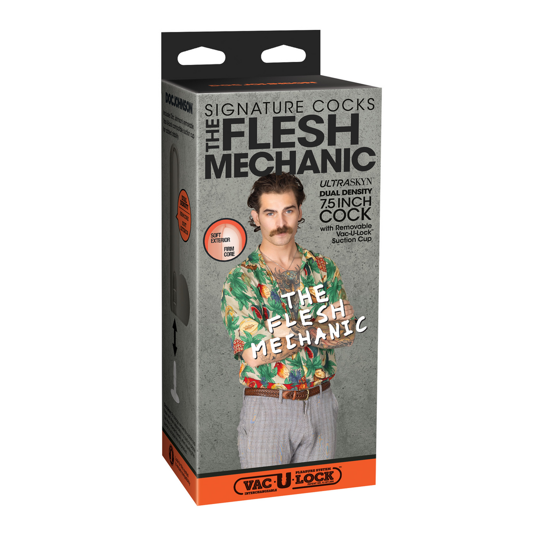 De Flesh Mechanic – Realistische ULTRASKYN Dildo – 7.5 / 20 cm – Vanilla