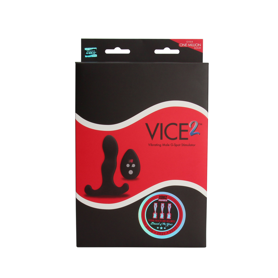 Vice 2 – Vibrerende Mannelijke G-Spot Stimulator – Zwart