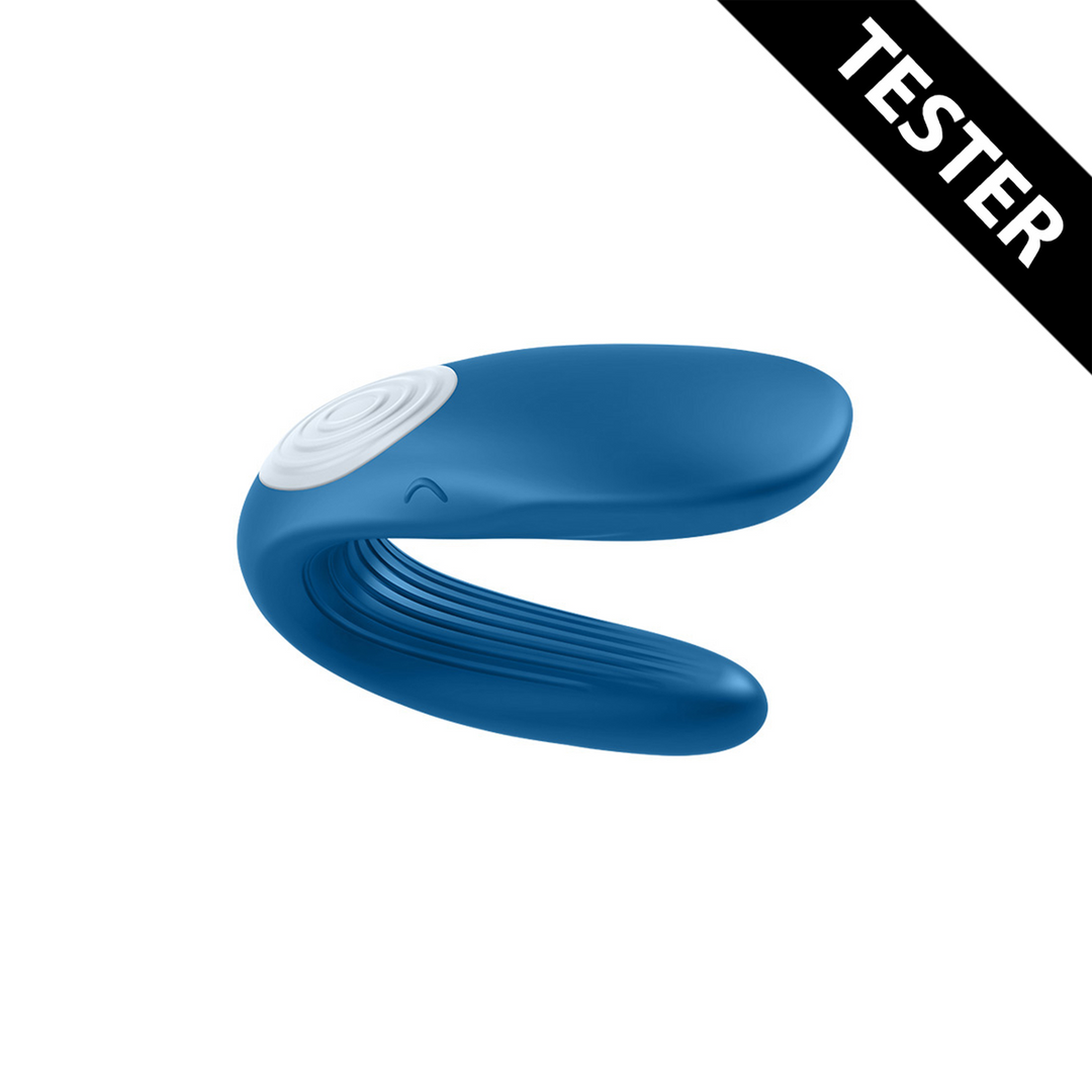Double Whale – Partner Vibrator – Blauw – Tester