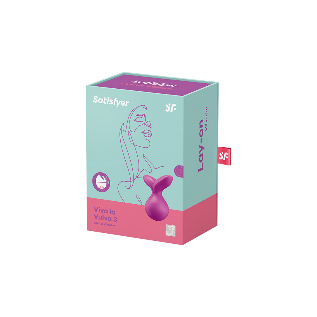 Viva la Vulva 3 – Lay-On Vibrator – Violet