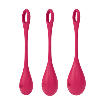 Yoni Power 1 - Kegel Ball Set - Rood Yoni Power 1 - Kegel Ball Set - Rood