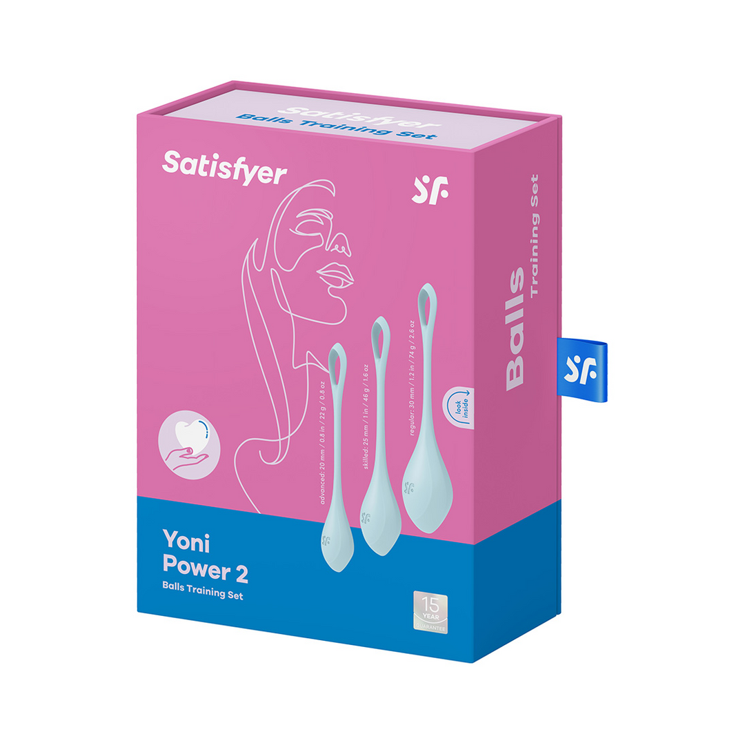 Yoni Power 2 – Kegel Balls Set – Lichtblauw