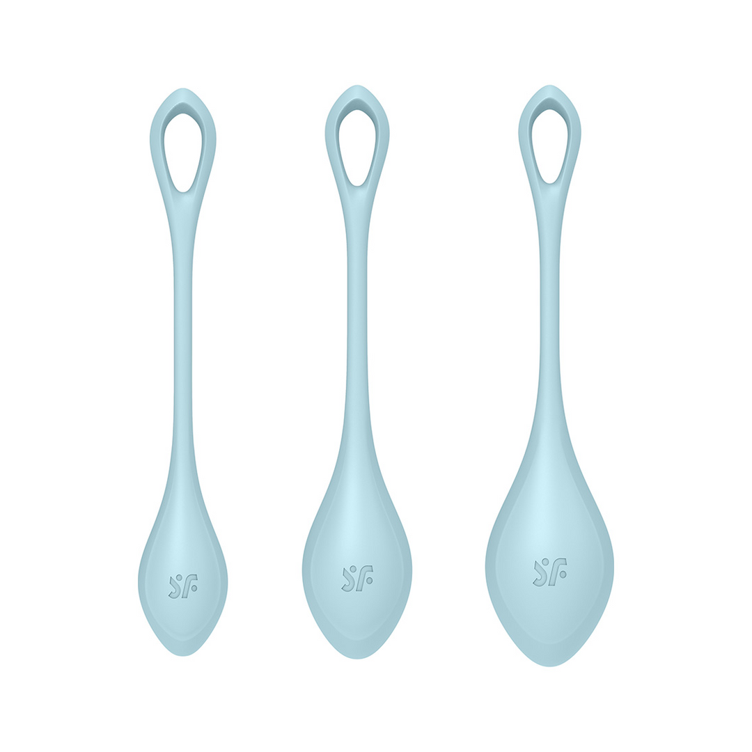 Yoni Power 2 – Kegel Balls Set – Lichtblauw