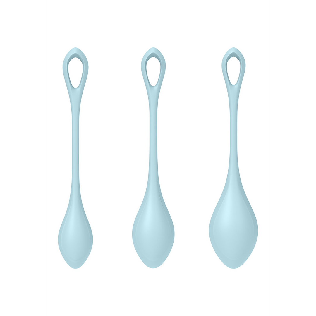 Yoni Power 2 – Kegel Balls Set – Lichtblauw
