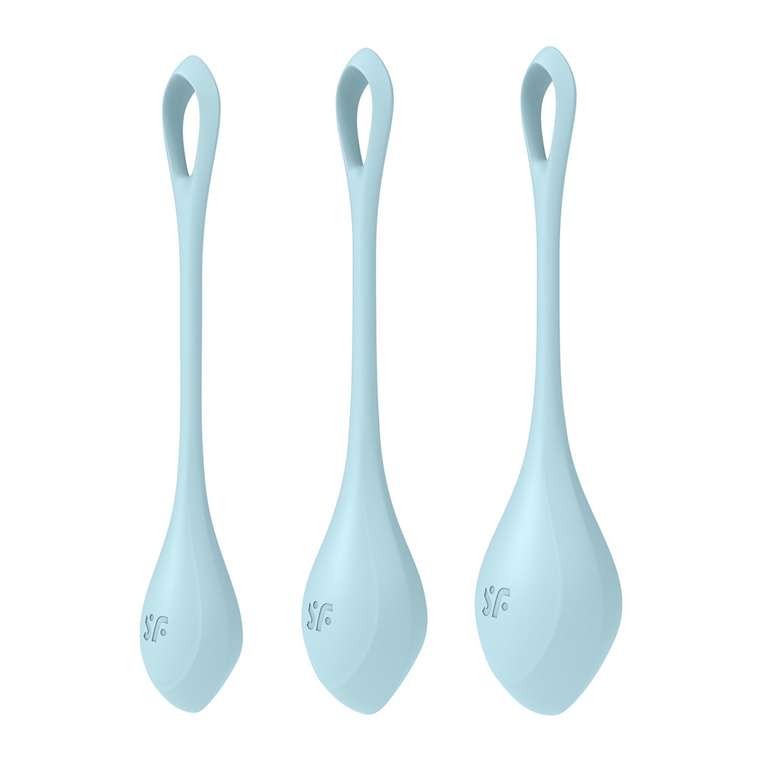 Yoni Power 2 – Kegel Balls Set – Lichtblauw
