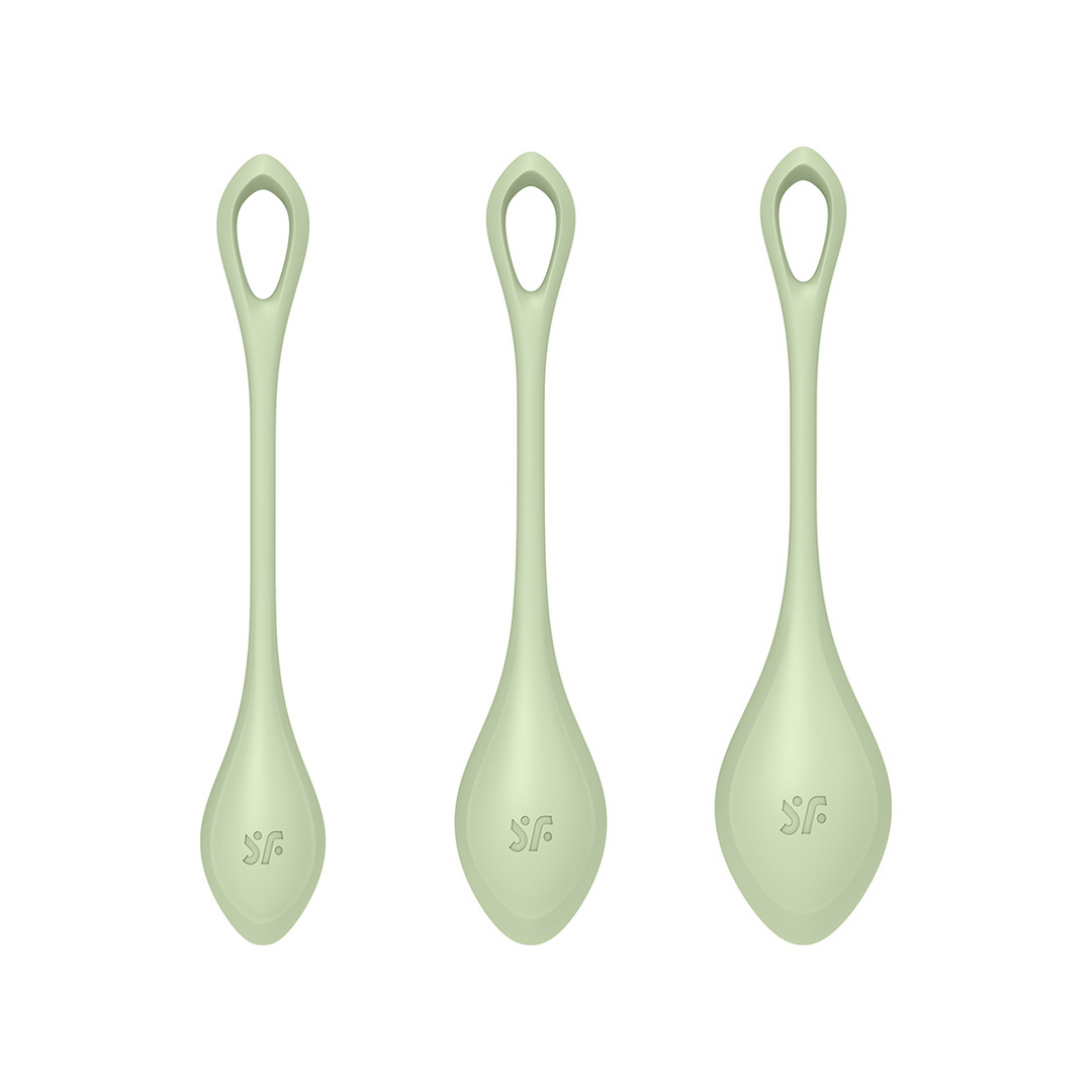 Yoni Power 2 – Kegel Balls Set – Lichtgroen