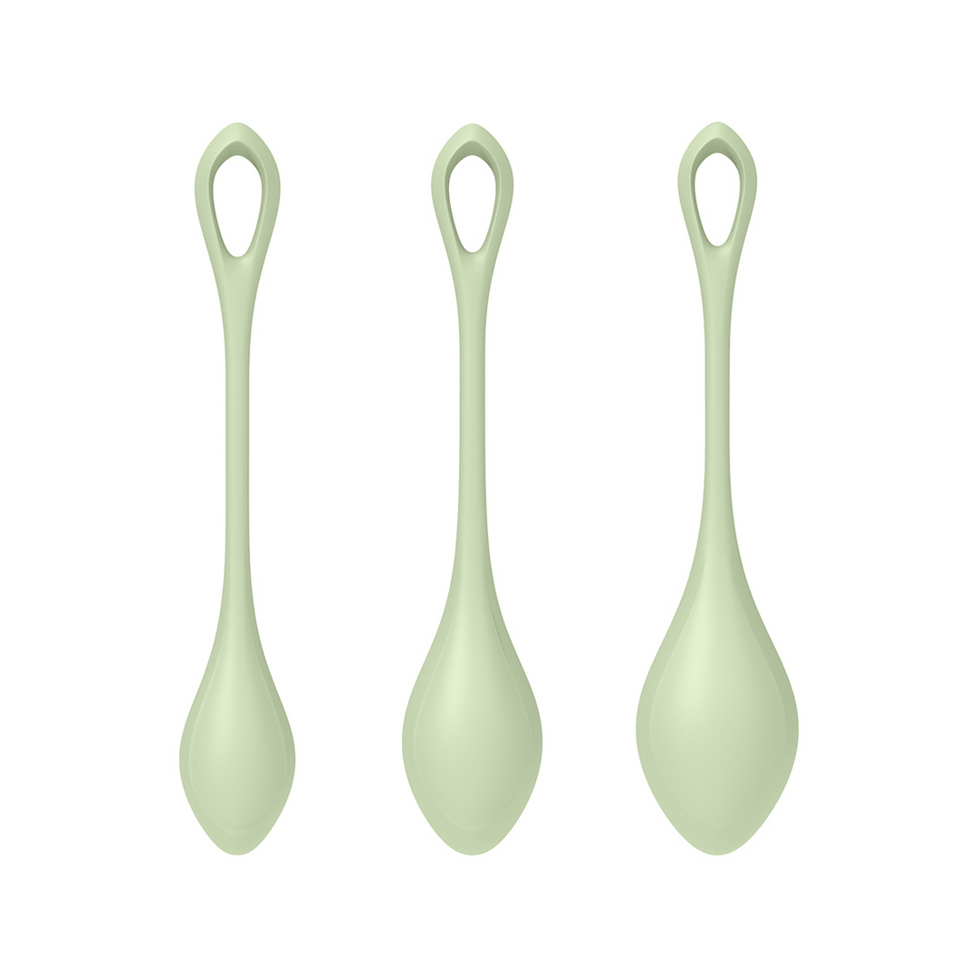 Yoni Power 2 – Kegel Balls Set – Lichtgroen