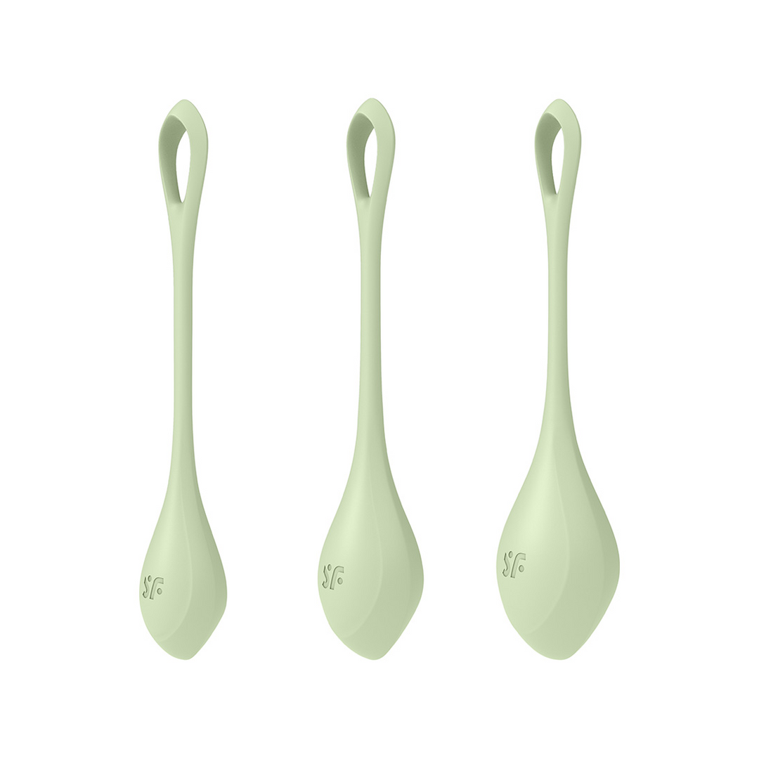 Yoni Power 2 – Kegel Balls Set – Lichtgroen