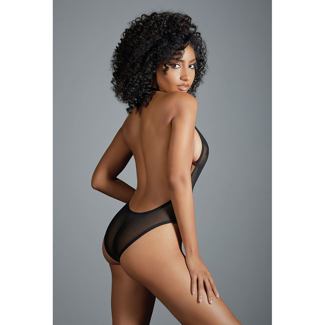 Jasmine – Sheer Mesh Teddy – One Size