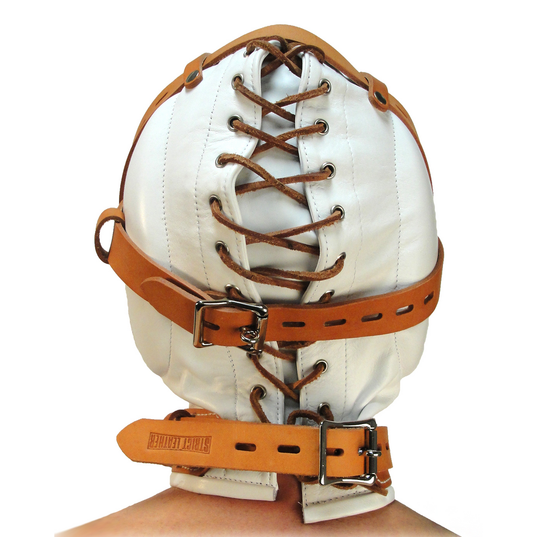 Totale Sensorische Deprivatie Lederen Kap – M/L – Wit