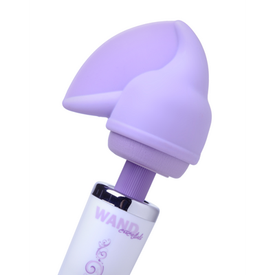 Flutter Tip Silicone Wand Attachment - Paars