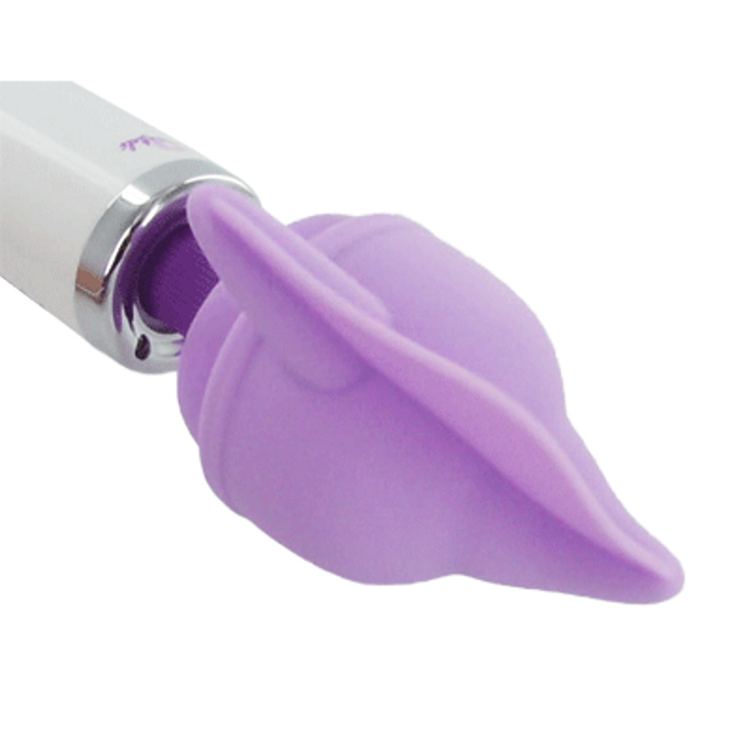 Flutter Tip Silicone Wand Attachment – Paars