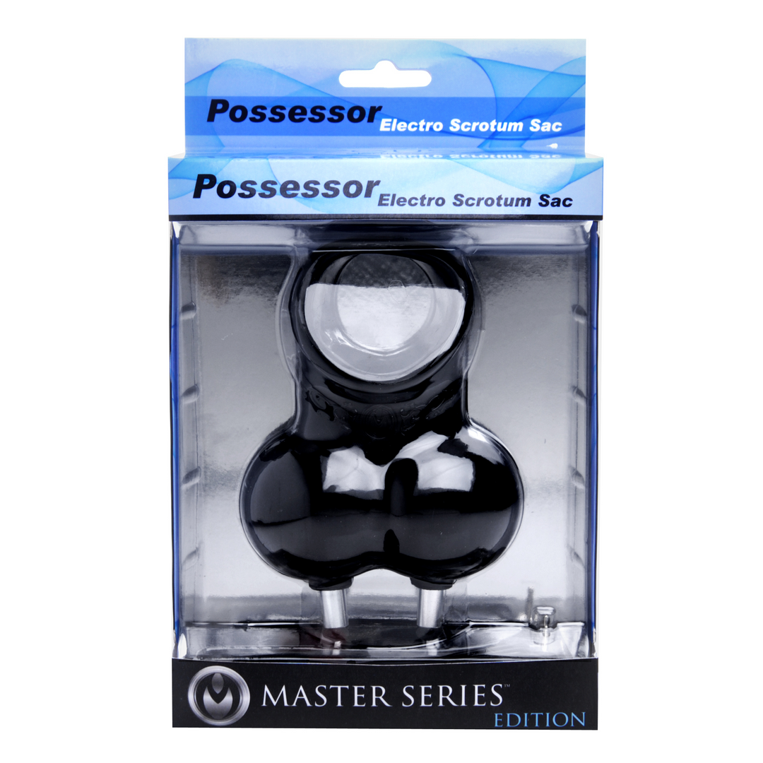 Possessor – Electro Scrotum Sac Cockring met Ballen