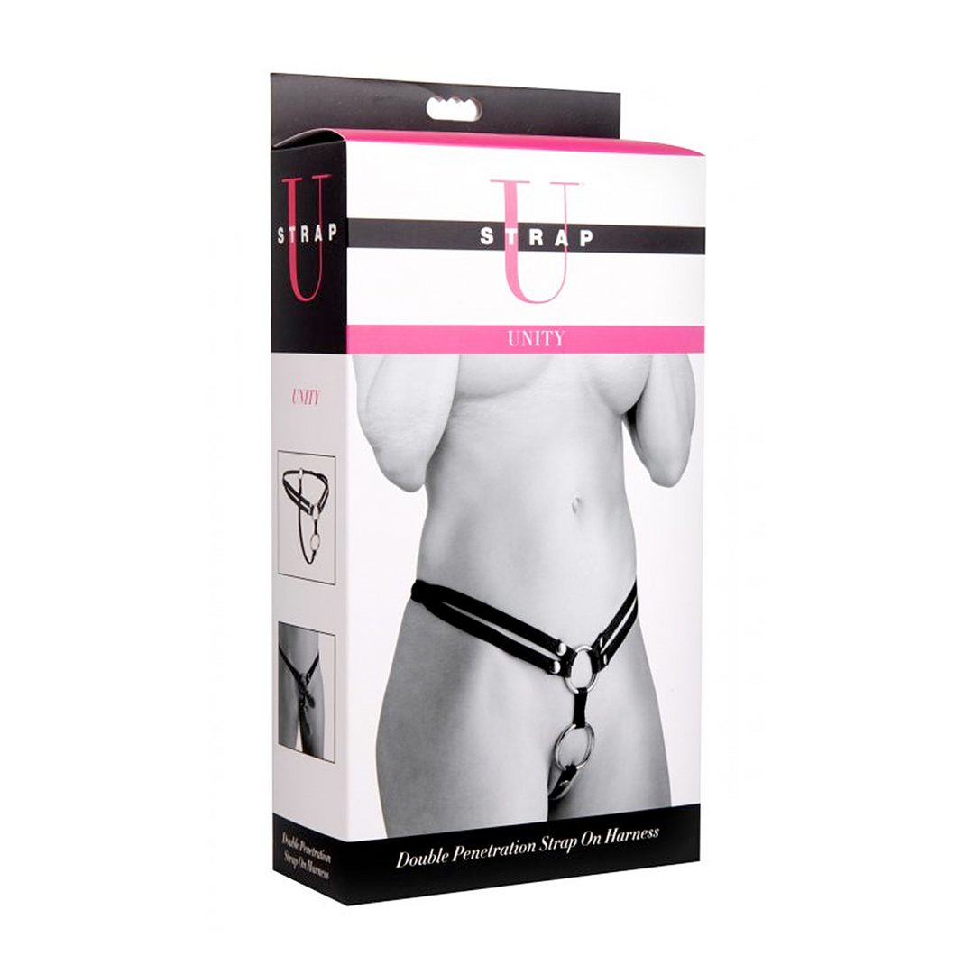 Unity – Double Penetration Strap-On Harness Unity – Dubbelpenetratie Strap-On Harnas