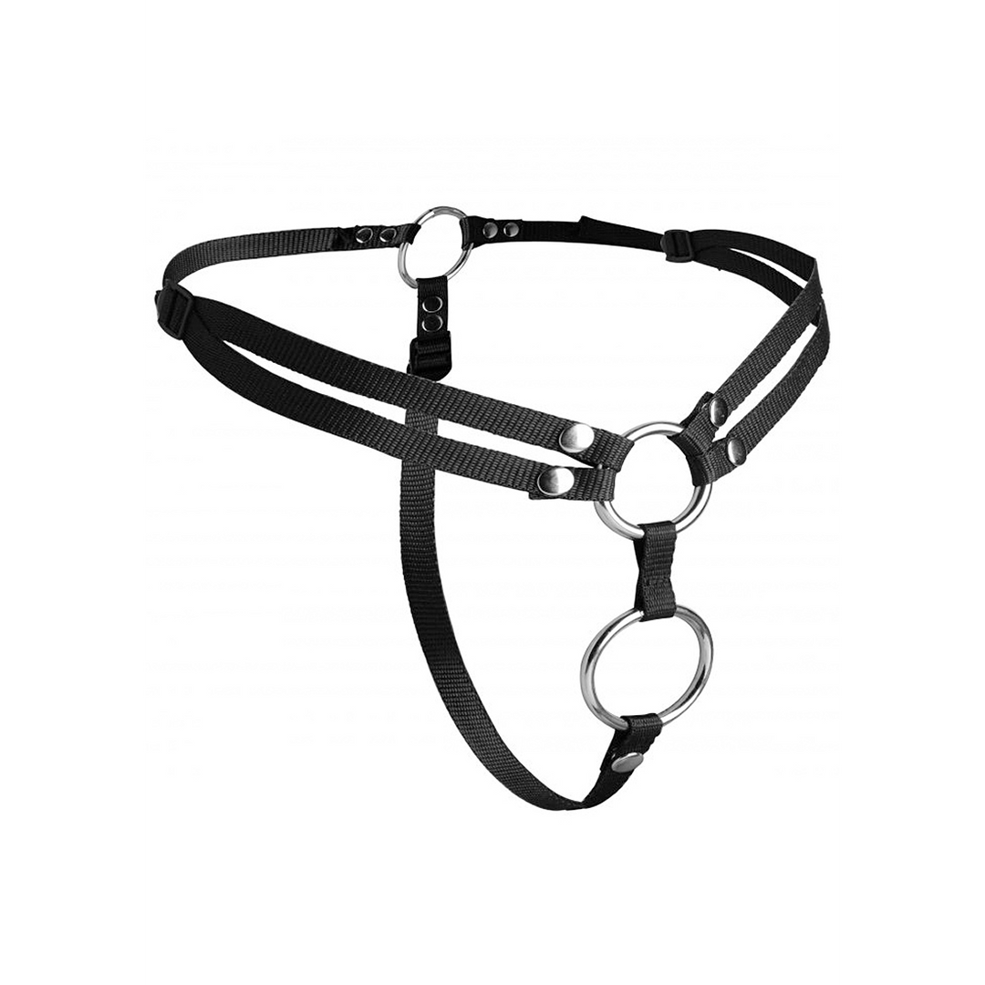 Unity – Double Penetration Strap-On Harness Unity – Dubbelpenetratie Strap-On Harnas