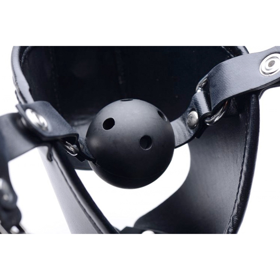 Pup – Puppy Speelmasker + Ademend Ballgag