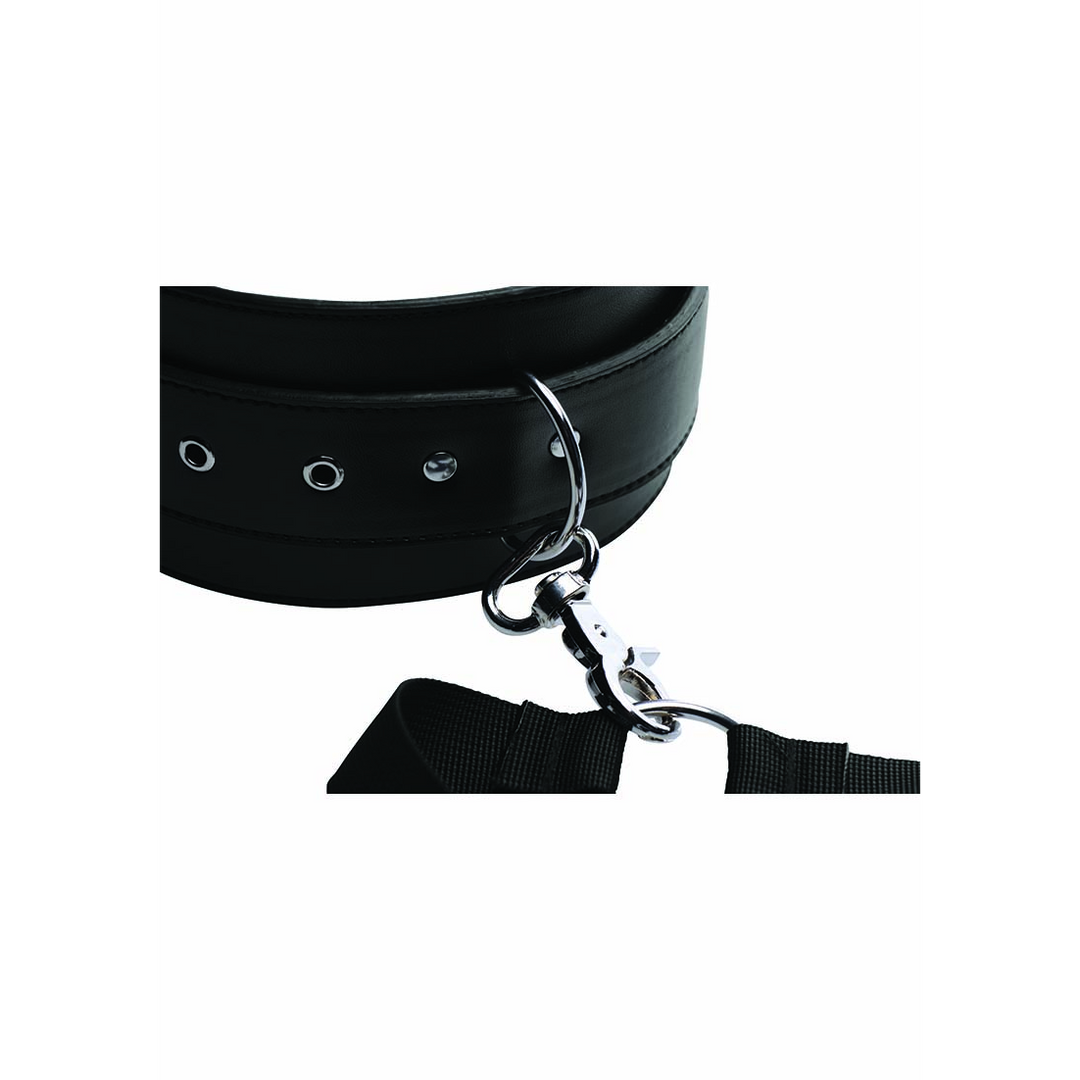 Eenvoudige Toegang Thigh Harness met Wrist Cuffs