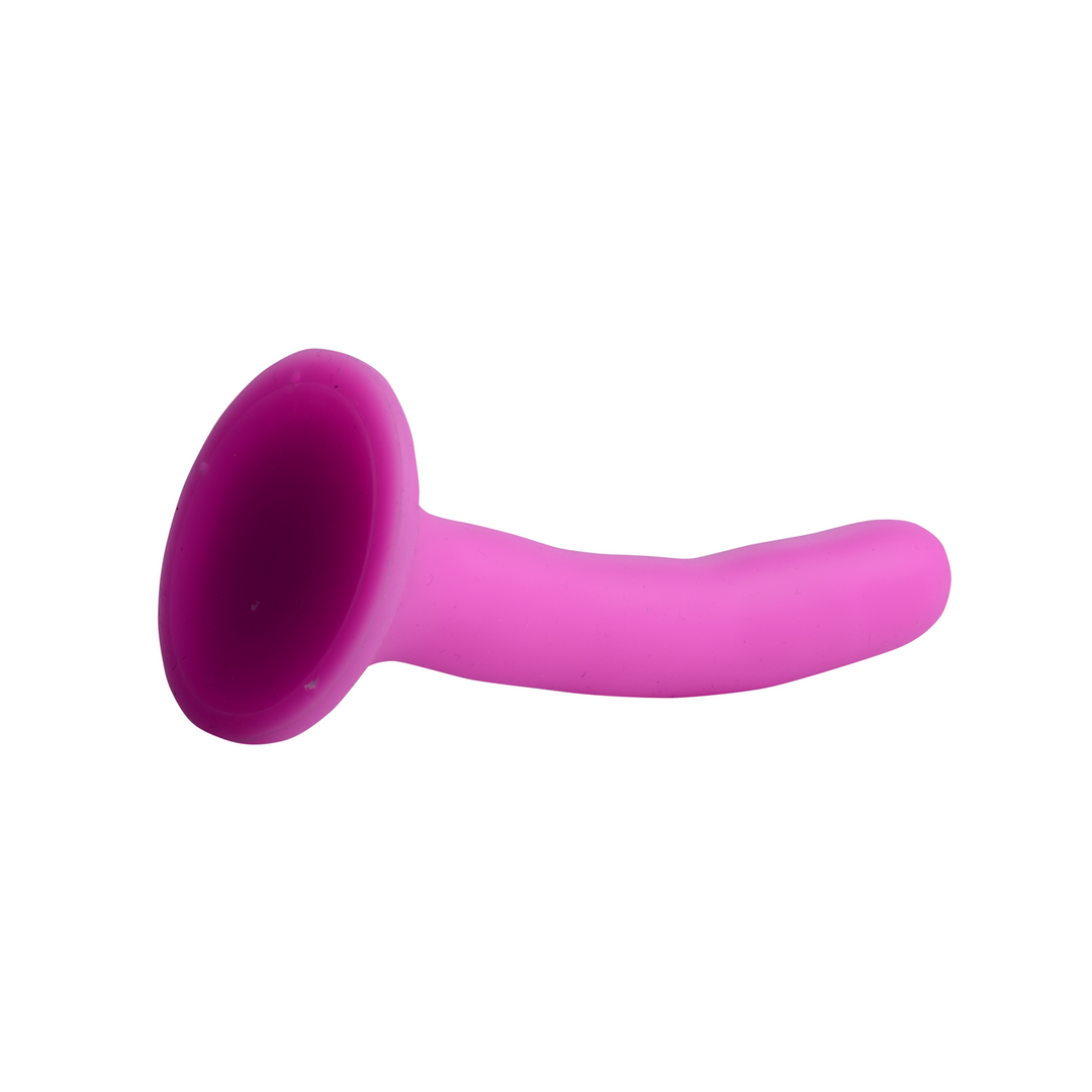 Siliconen Strap-On Dildo – S – Roze