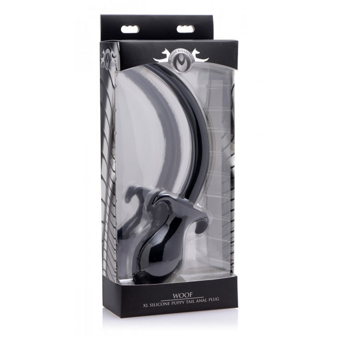 Woof XL – Siliconen Puppy Tail Butt Plug