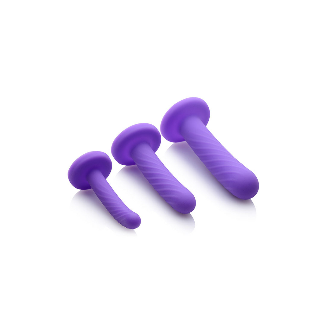 Tri-Play – 3-delige Siliconen Dildo Set