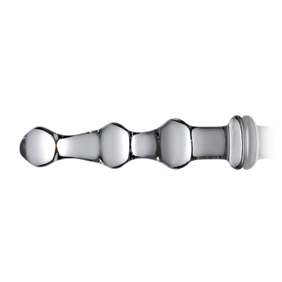 Mammoth – Glazen Dildo met 3 Bulten