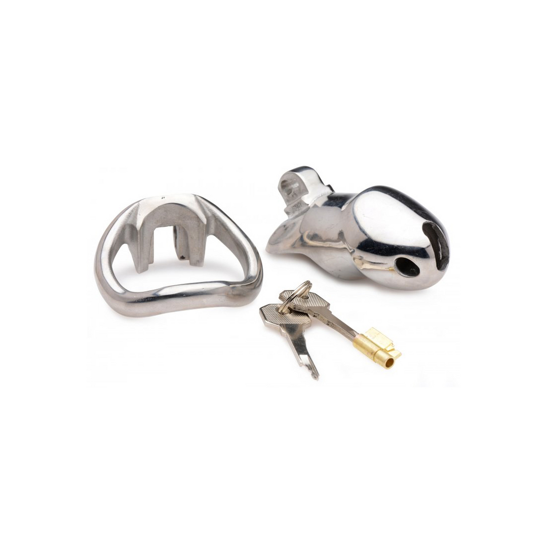 Rikers 24-7 – RVS Locking Chastity Cage