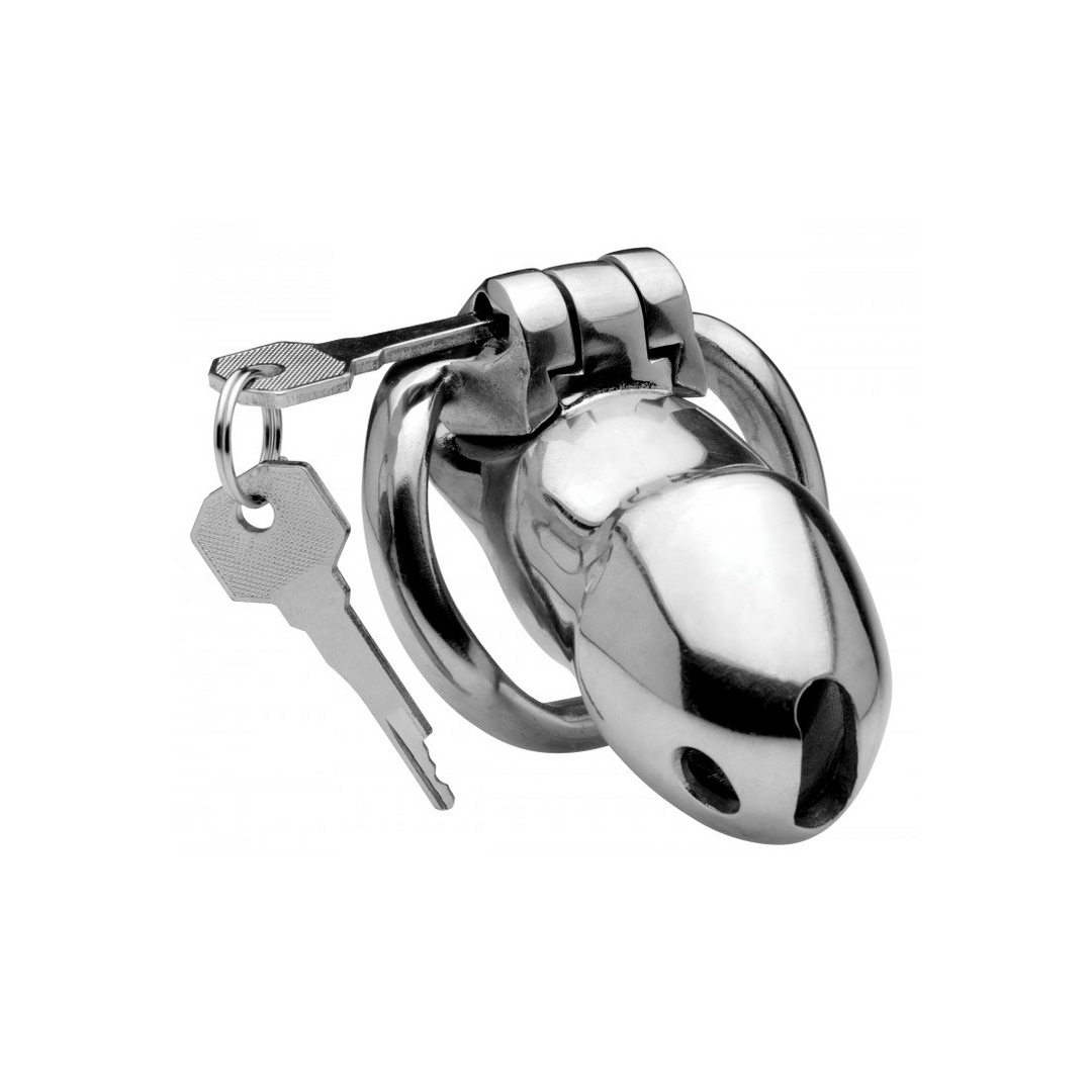 Rikers 24-7 – RVS Locking Chastity Cage