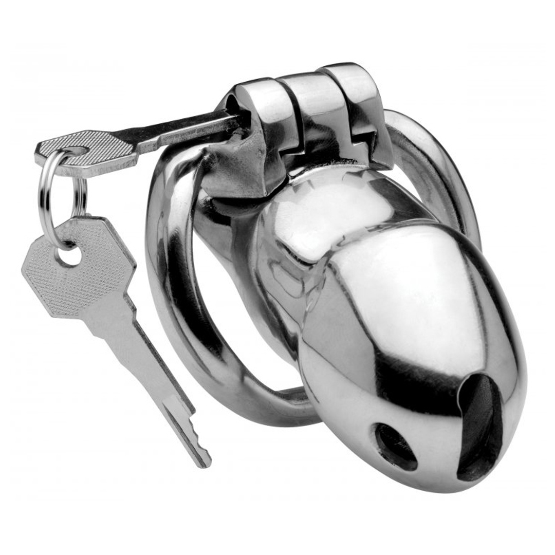 Rikers 24-7 – RVS Locking Chastity Cage