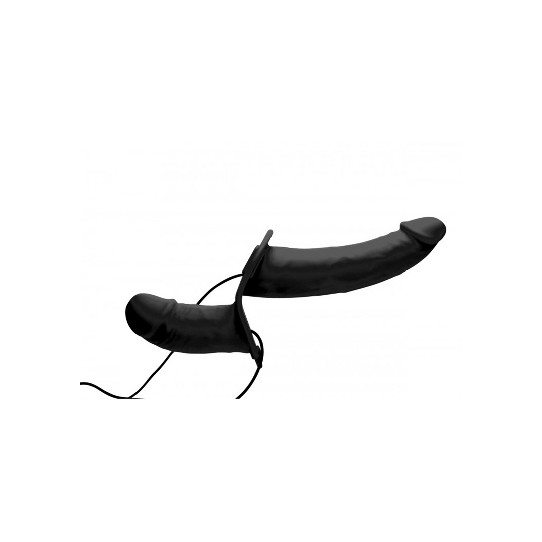 Supreme Pleasure – Vibrerende Dubbele Dildo met Harness