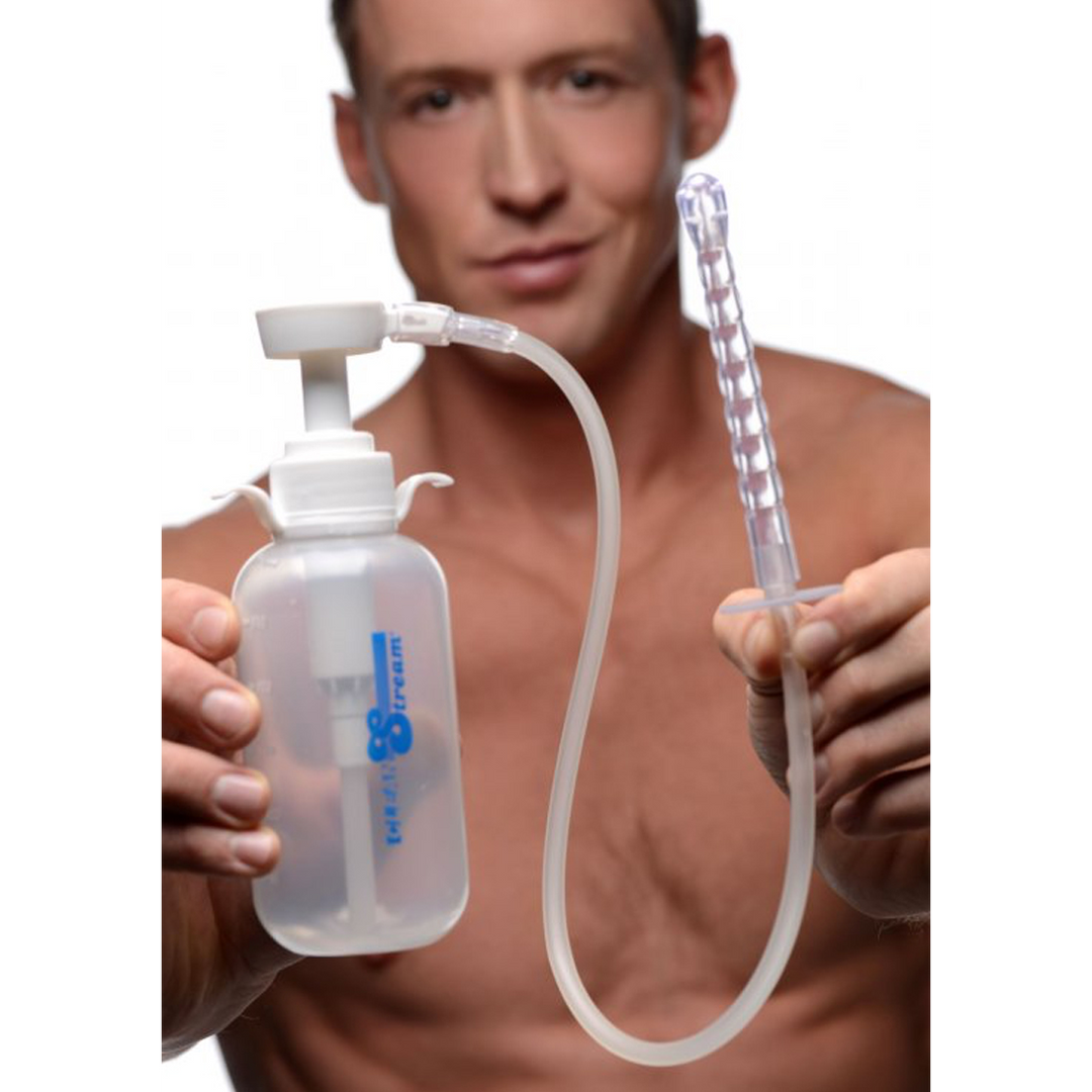 Pompactie – Enema Fles met Nozzle