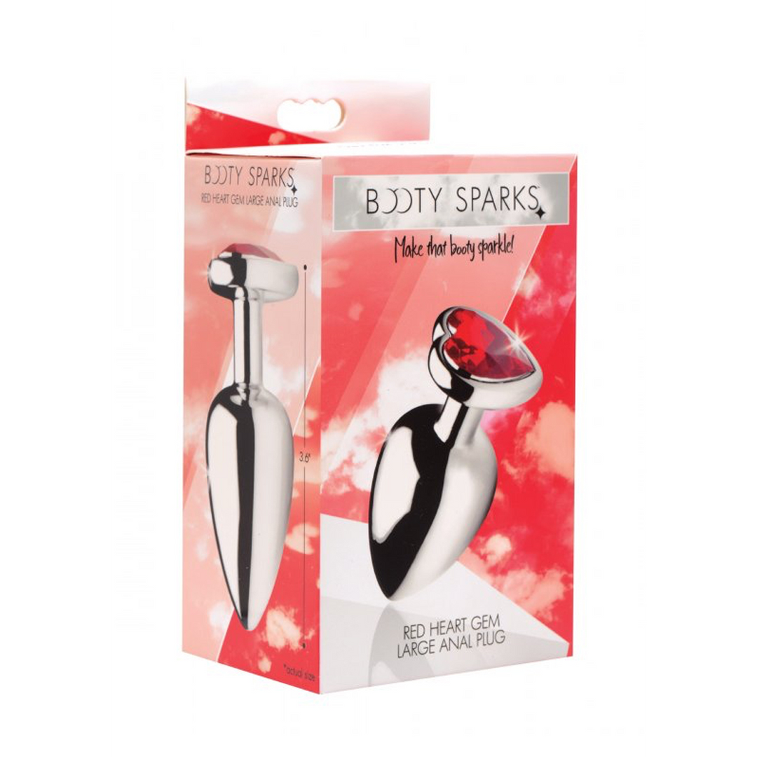 Rode Hart Gem – Butt Plug – Groot